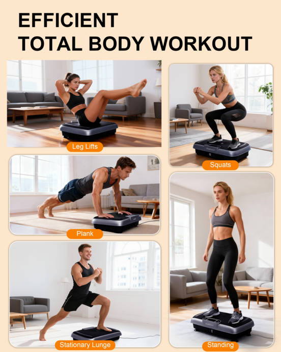 Hophorse® Pro Vibration Plate – 180 Speeds
