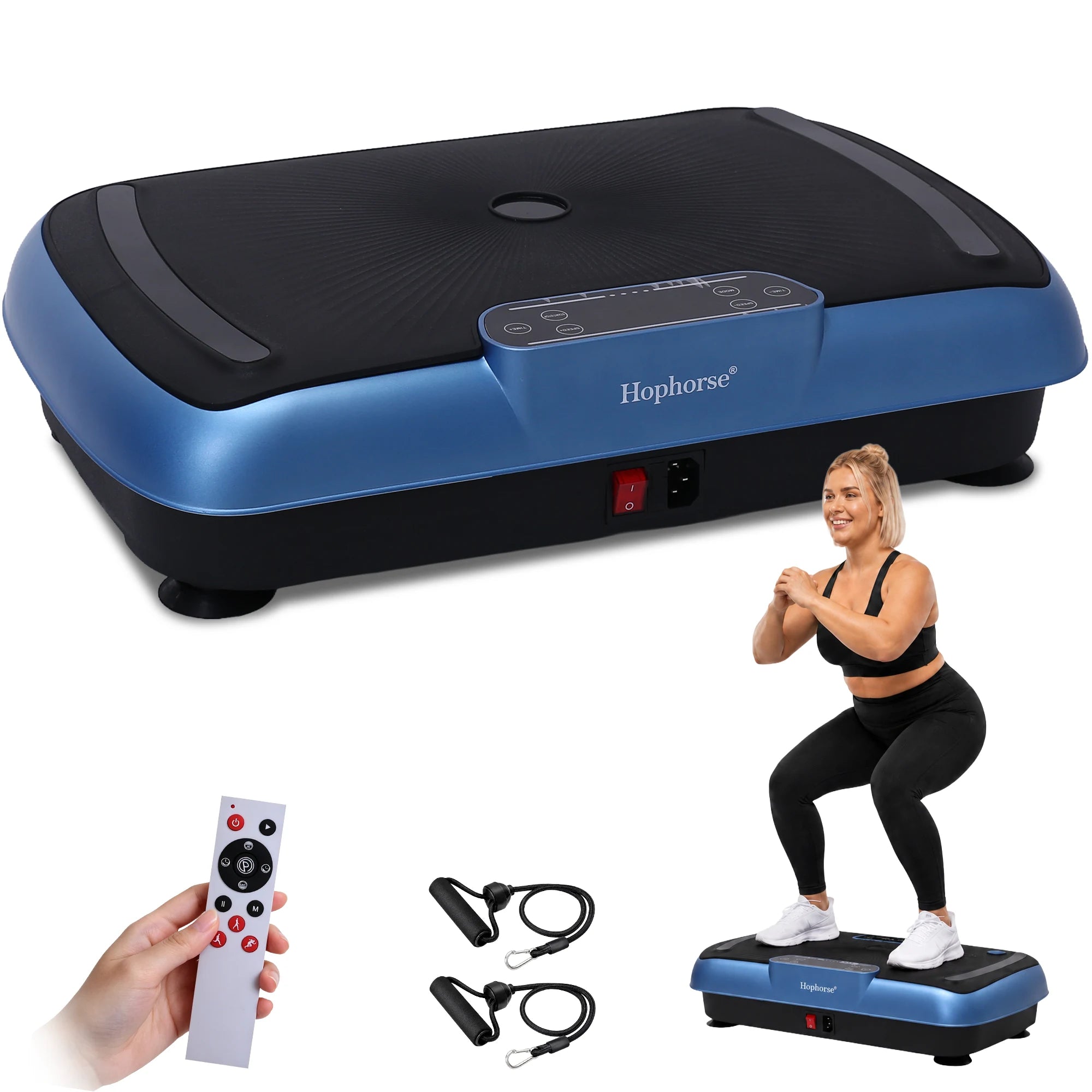 Hophorse® Pro Vibration Plate - 180 Speeds High-Frequency Workout Platform