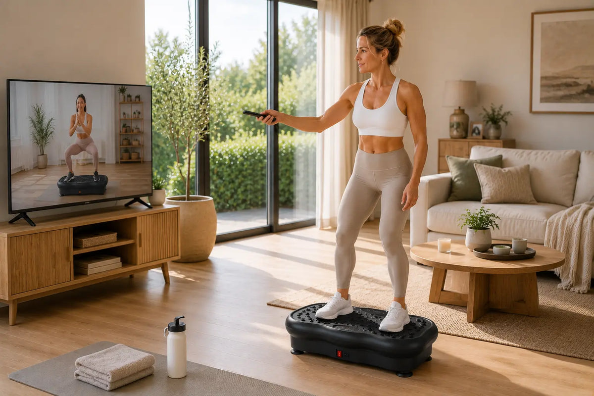 Hophorse vibration plate for a beginner vibration plate workout at home