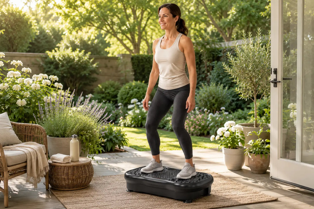 Hophorse vibration plate for a beginner home workout
