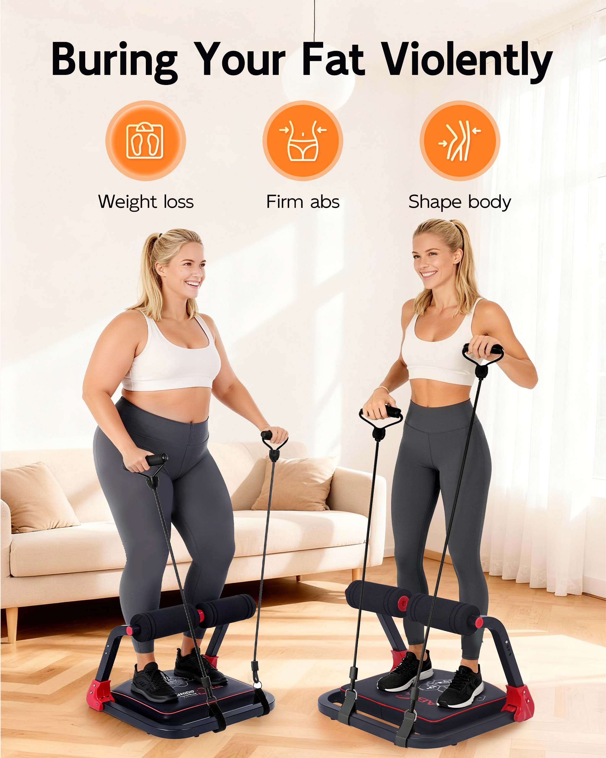 Hophorse® Core Sculpt Ab Machine - Multi-Function Sit-Up & Waist Trainer