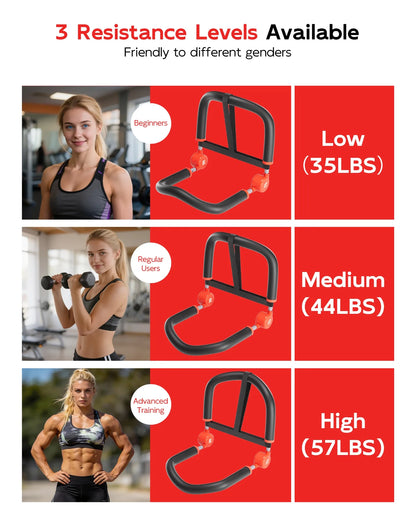 HopHorse 10-in-1 full body trainer with portable ab workout machine design