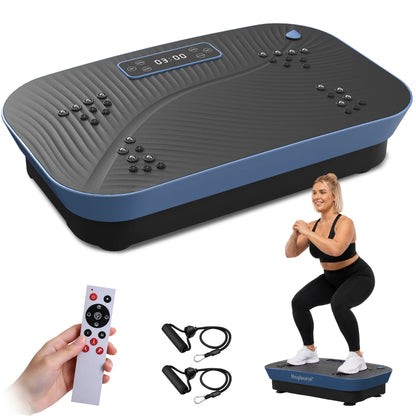 HopHorse® Pro Max Vibration Plate Exercise Machine – 460 lb Capacity & Powerful Motor
