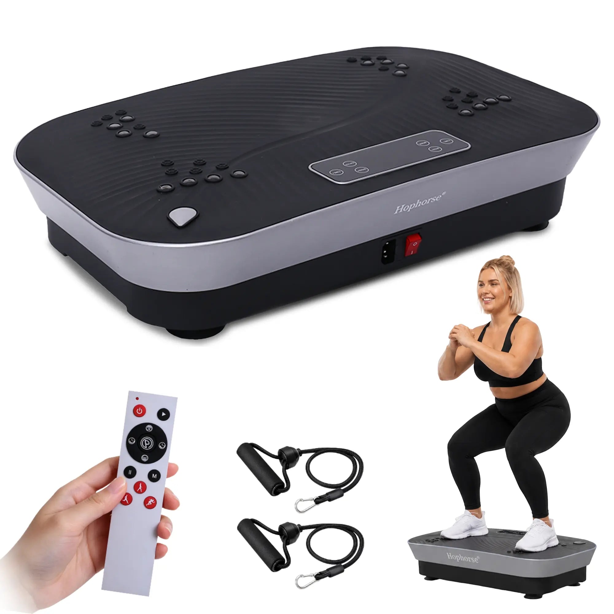 Hophorse® Pro Max Vibration Plate – 460 lb Capacity
