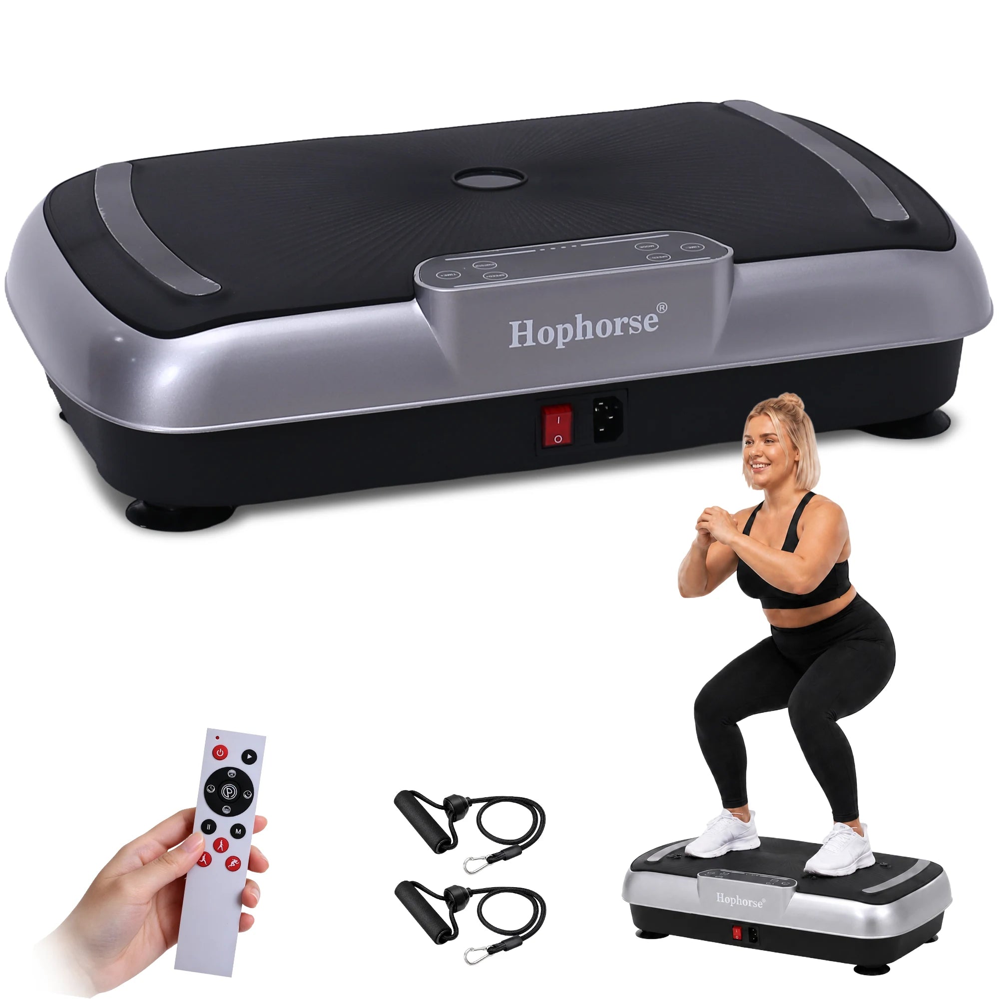 Hophorse® Pro Vibration Plate - 180 Speeds High-Frequency Workout Platform