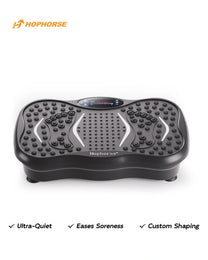 Hophorse whole body vibration plate with resistance bands for home workouts
