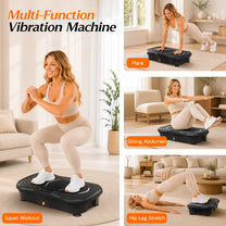 HopHorse vibration plate for squats, planks, sitting core work and hip leg stretches